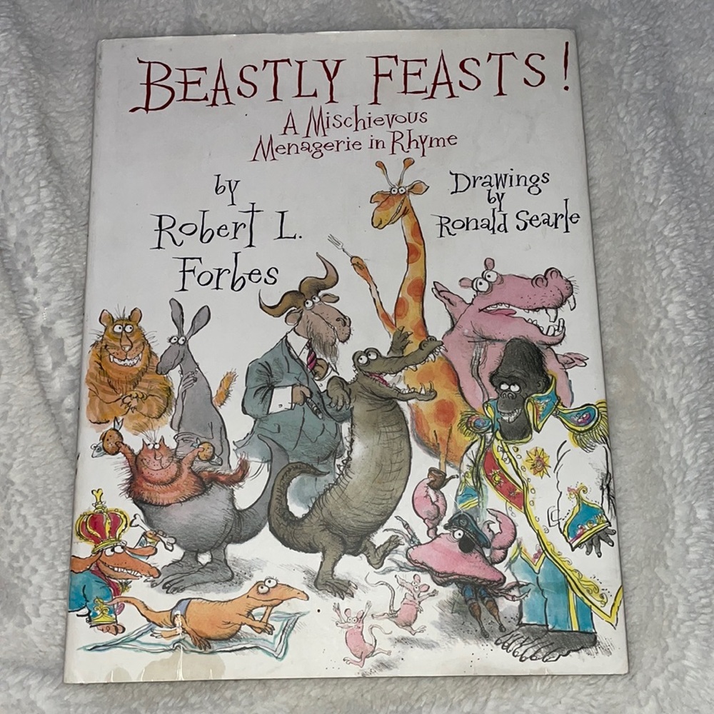 Beastly feasts childrens rhyming poem book